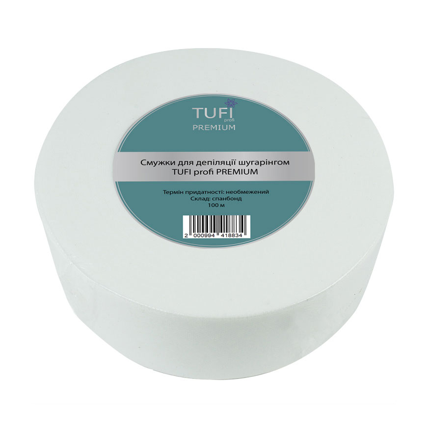 Смужки для депіляції шугарінгом Tufi Profi Premium, 100 м